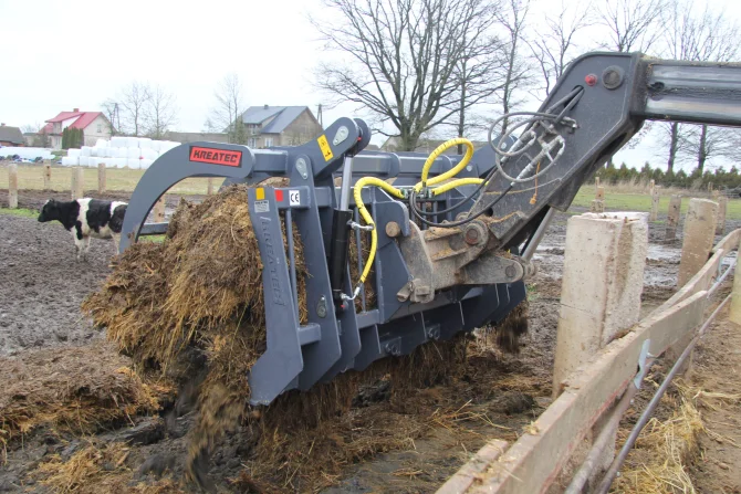Manure fork with laser tines KR-KR-HEAVY