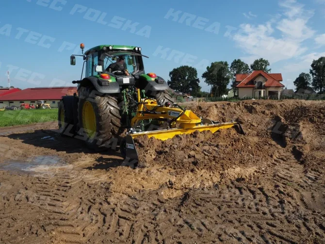 Road grader with hydraulic wheels KR-ROWN-H