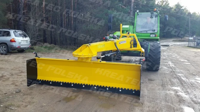 Road grader with hydraulic wheels KR-ROWN-H