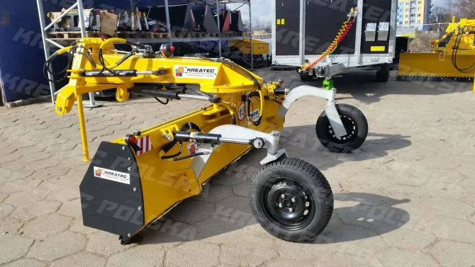 Road grader with hydraulic wheels KR-ROWN-H