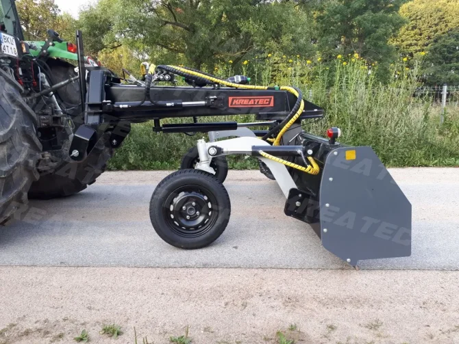 Road grader with hydraulic wheels KR-ROWN-H