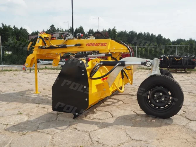 Road grader with hydraulic wheels KR-ROWN-H